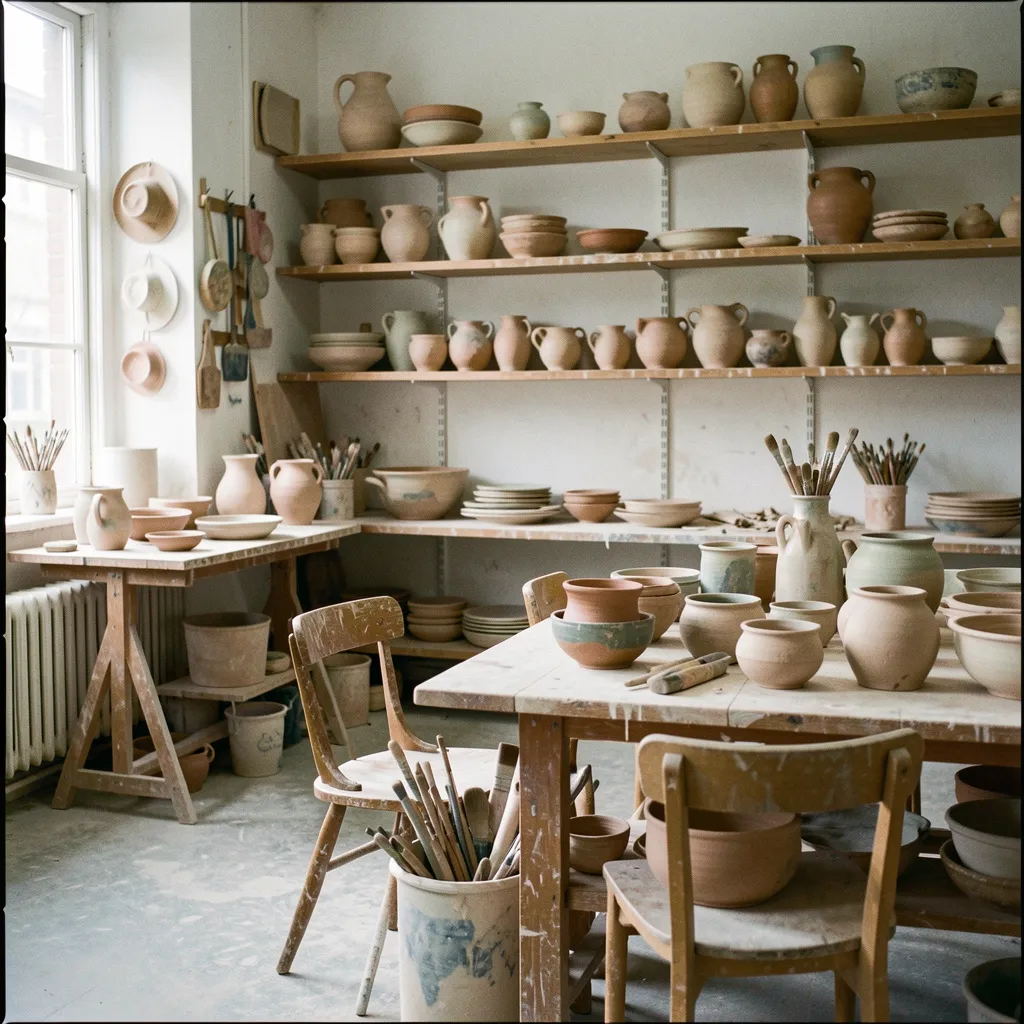 Oven en glazuur ruimte